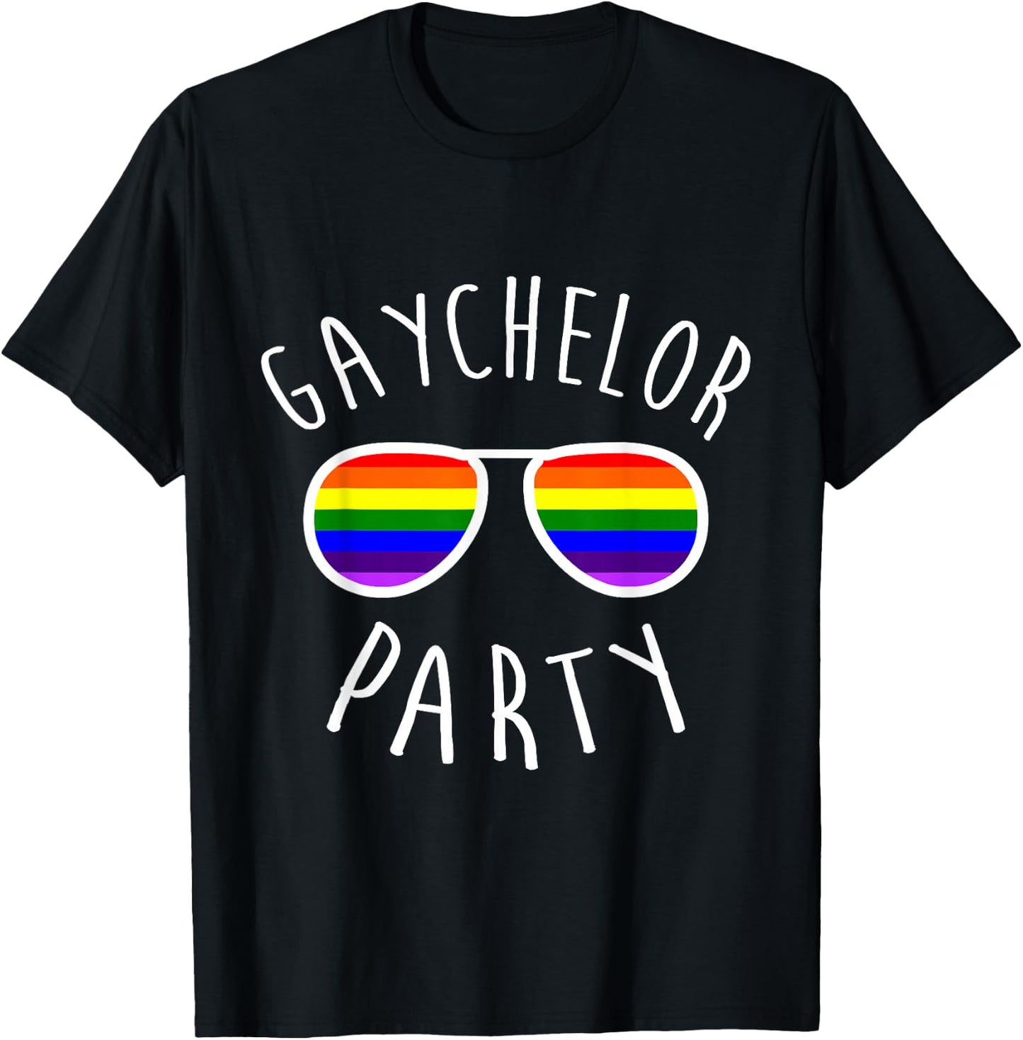 LGBT Pride Gay Bachelor Party Gaychelor Engagement T-Shirt - T-Shirt | Black