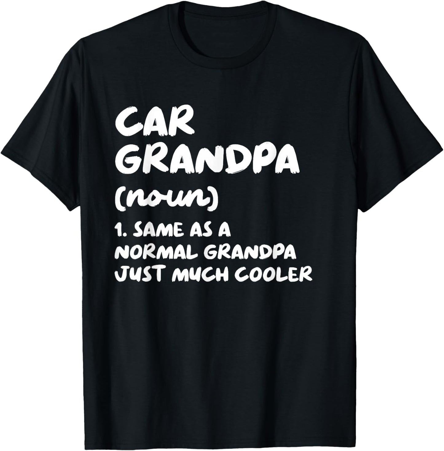 Car Grandpa Definition Funny Garage Car Mechanic T-Shirt - T-Shirt | Black
