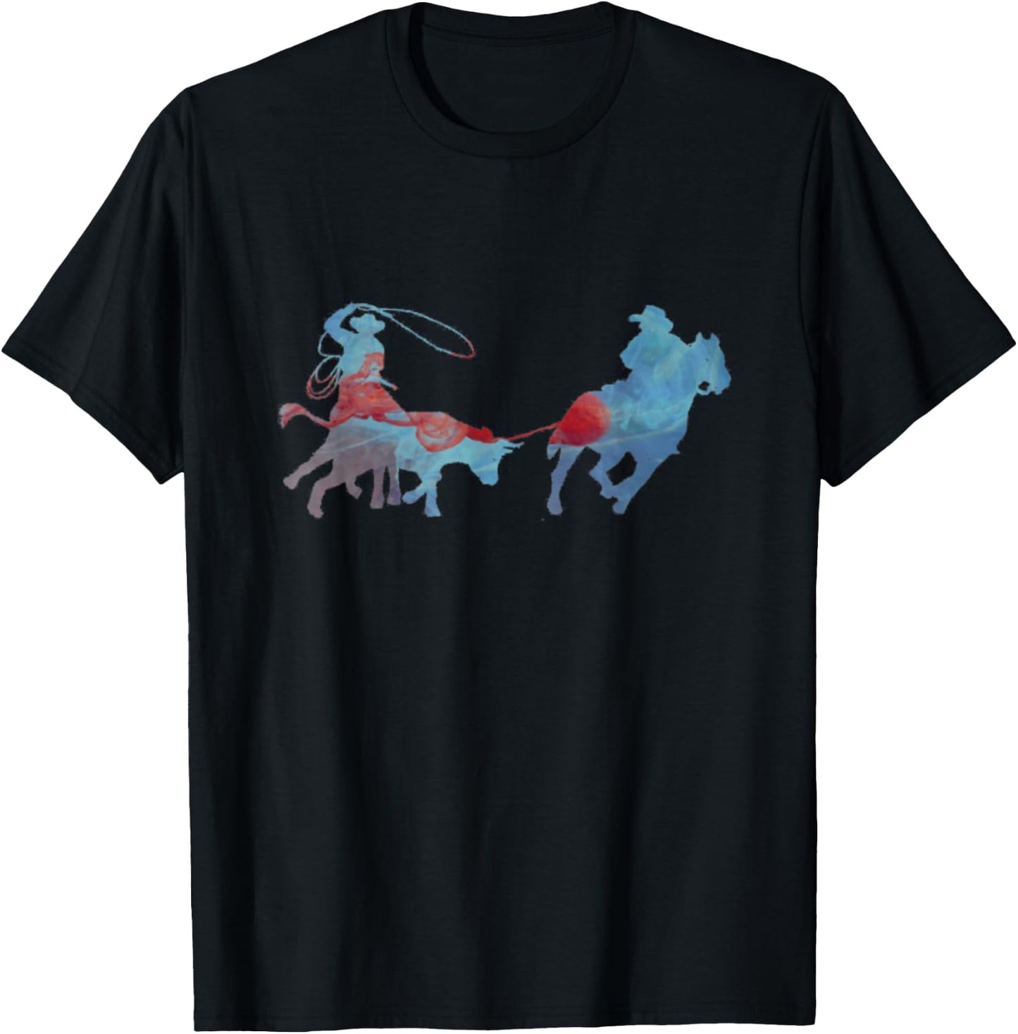 Team Roping T-Shirt - T-Shirt | Black