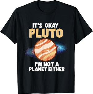 Pluto Astronomy Planet T-Shirt - T-Shirt | Black
