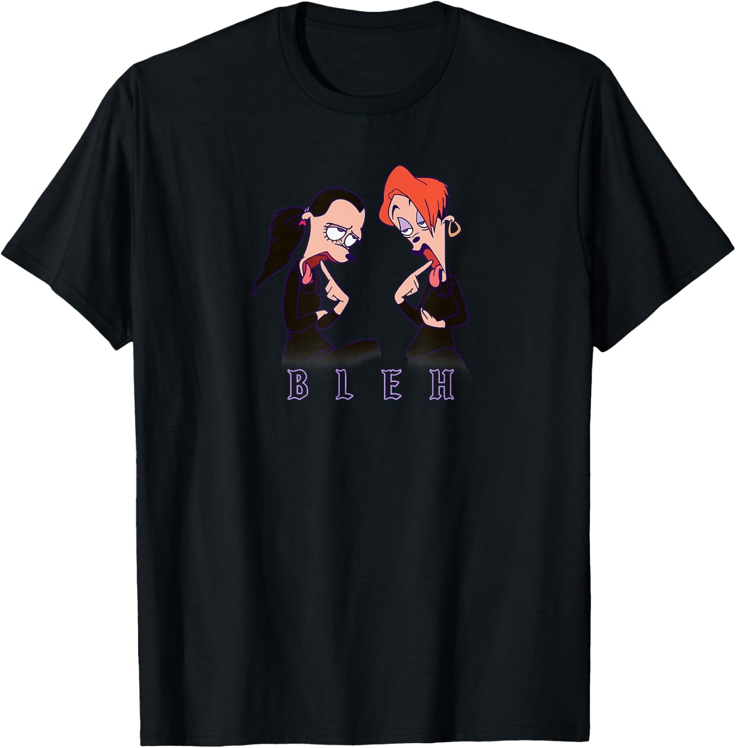 Disney A Goofy Movie Goth Girls Bleh Poster T-Shirt - T-Shirt | Black