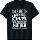 I'm A Bitch I'm A Lover I'm A Crazy Ass Mother Funny Sassy T-Shirt - T-Shirt | Black