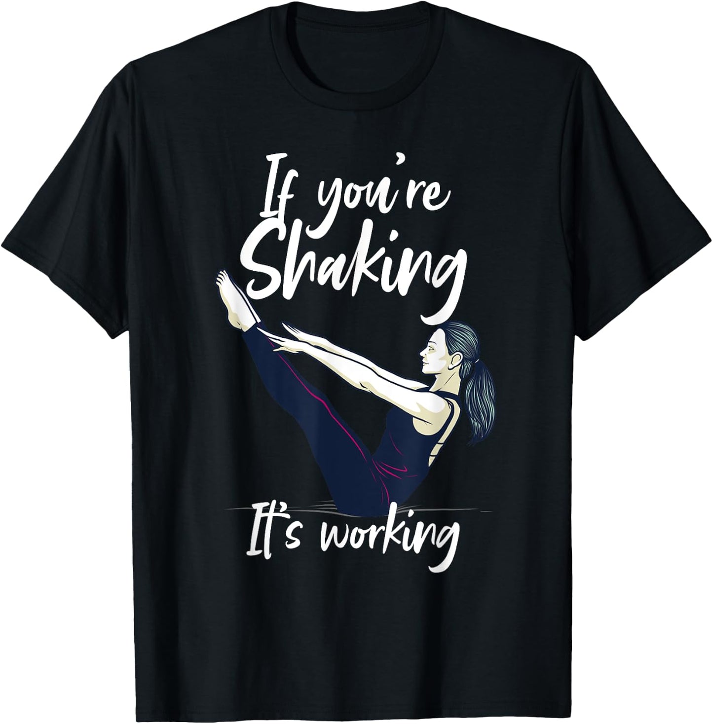 Funny Pilates Men Gym Fitness Instructor Workout T-Shirt - T-Shirt | Black