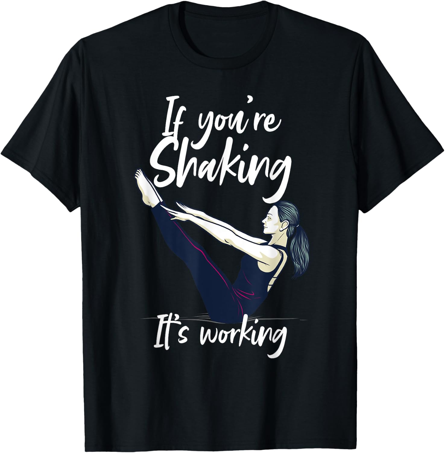 Funny Pilates Men Gym Fitness Instructor Workout T-Shirt - T-Shirt | Black
