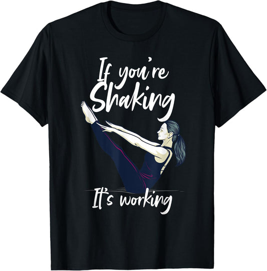 Funny Pilates Men Gym Fitness Instructor Workout T-Shirt - T-Shirt | Black