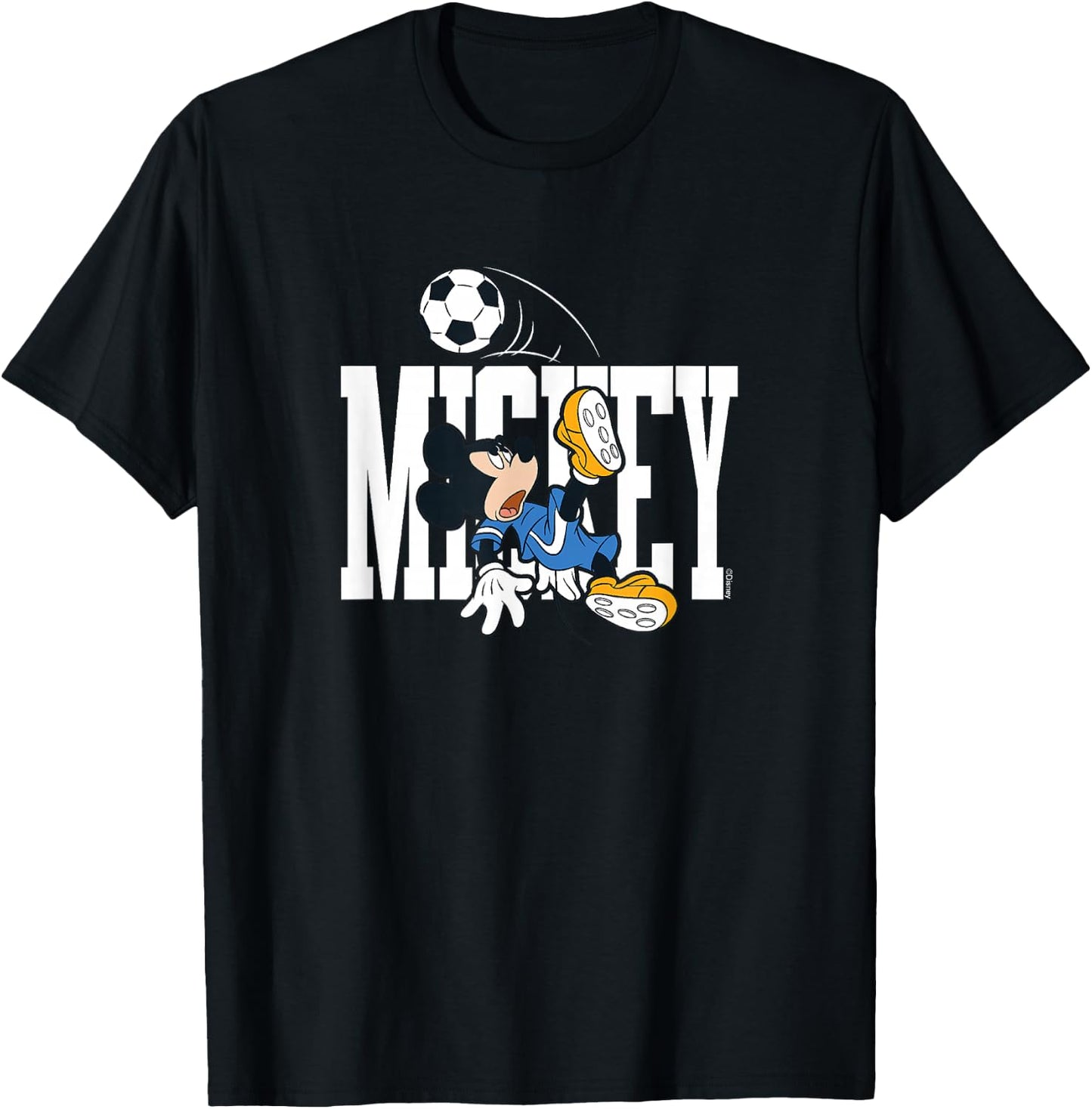 Disney - Mickey Soccer Kick T-Shirt - T-Shirt | Black
