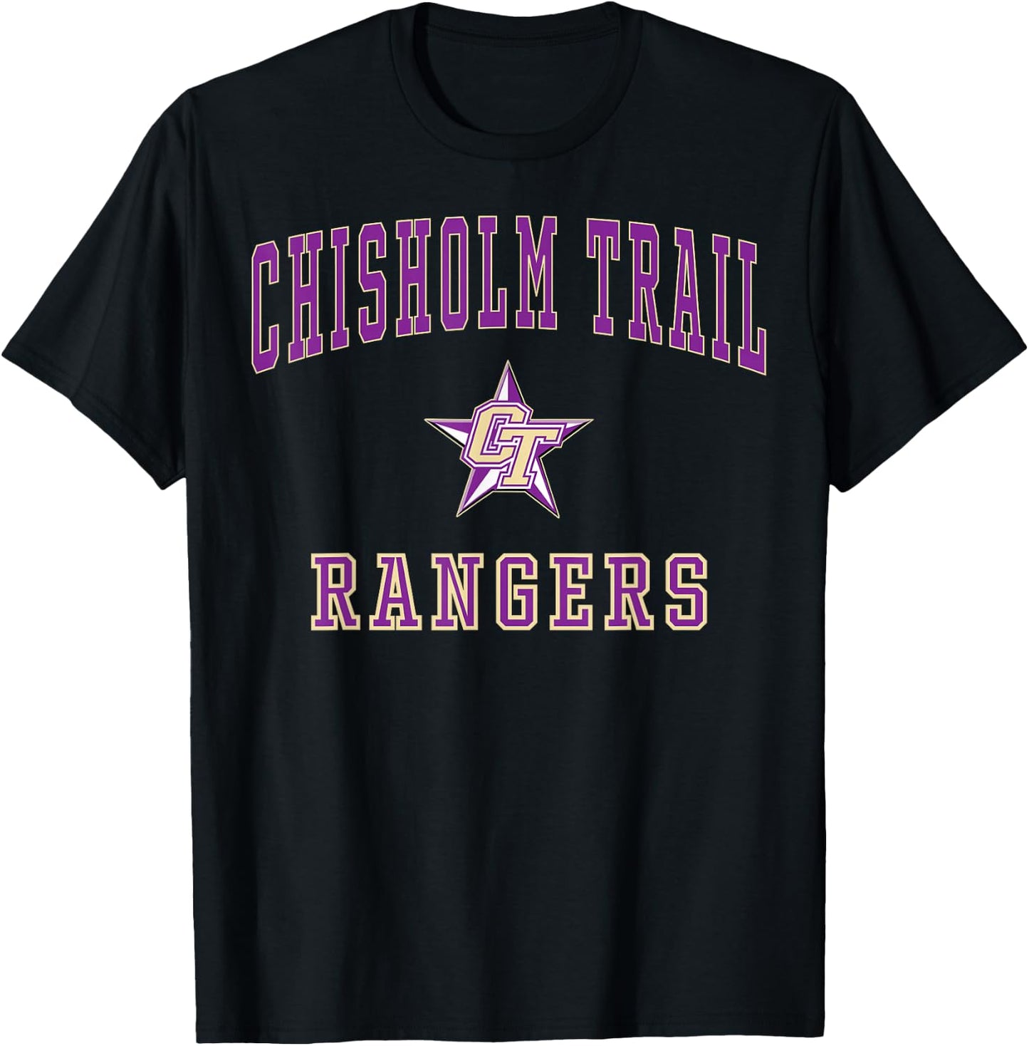 Chisholm Trail High School Rangers C1 T-Shirt - T-Shirt | Black