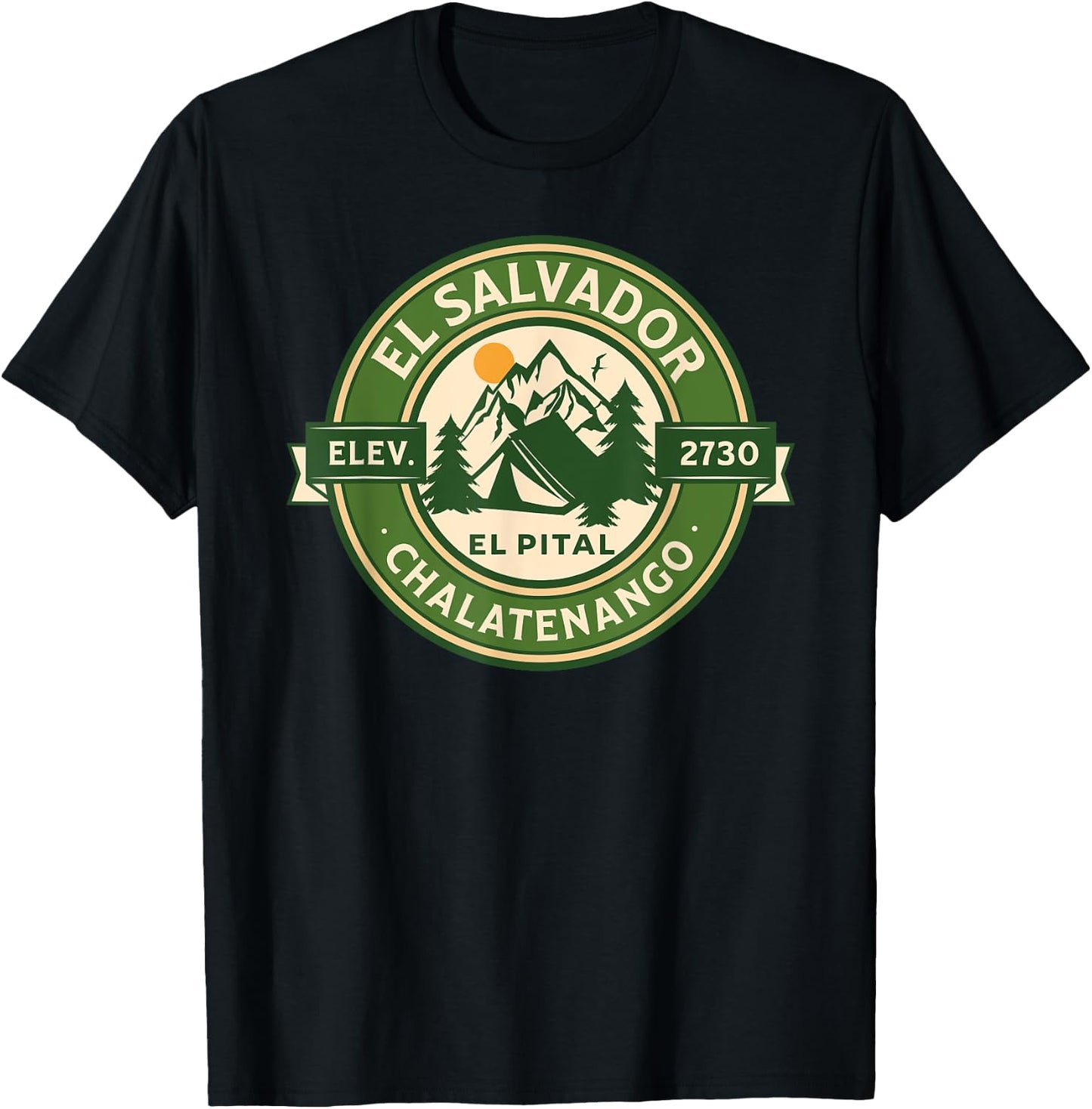 El Pital Chalatenango El Salvador T-Shirt - T-Shirt | Black