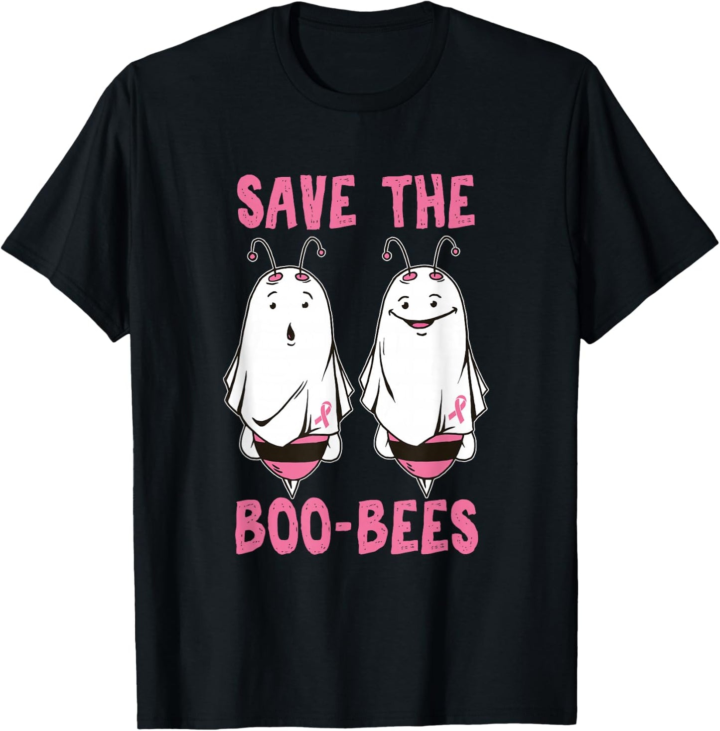 Save The Boo Honey Bees Halloween Horror Beekeeper Honeycomb T-Shirt - T-Shirt | Black