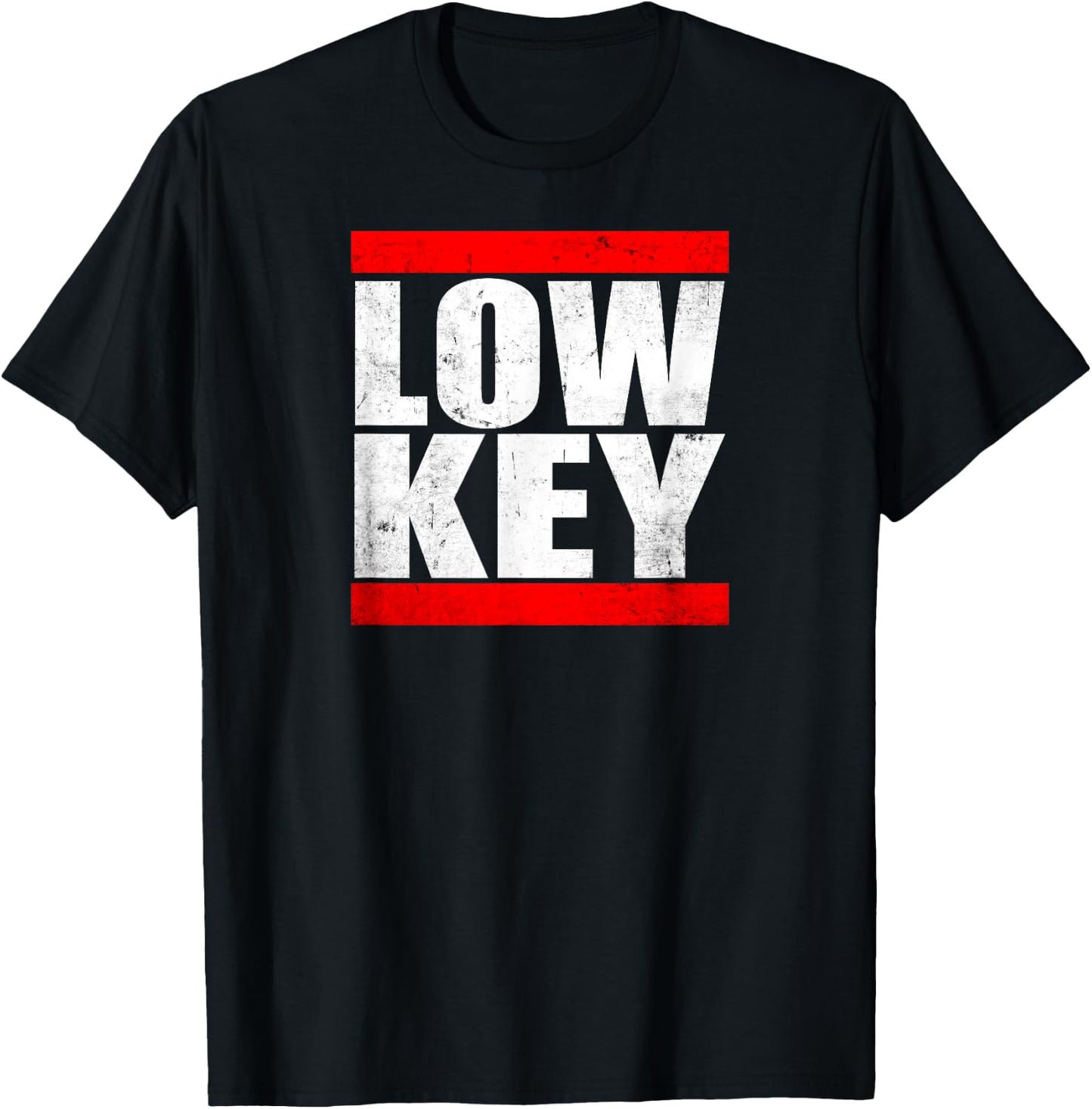 Low Key Yeet Funny Slang Sayings Men Women Statement Low-key T-Shirt - T-Shirt | Black