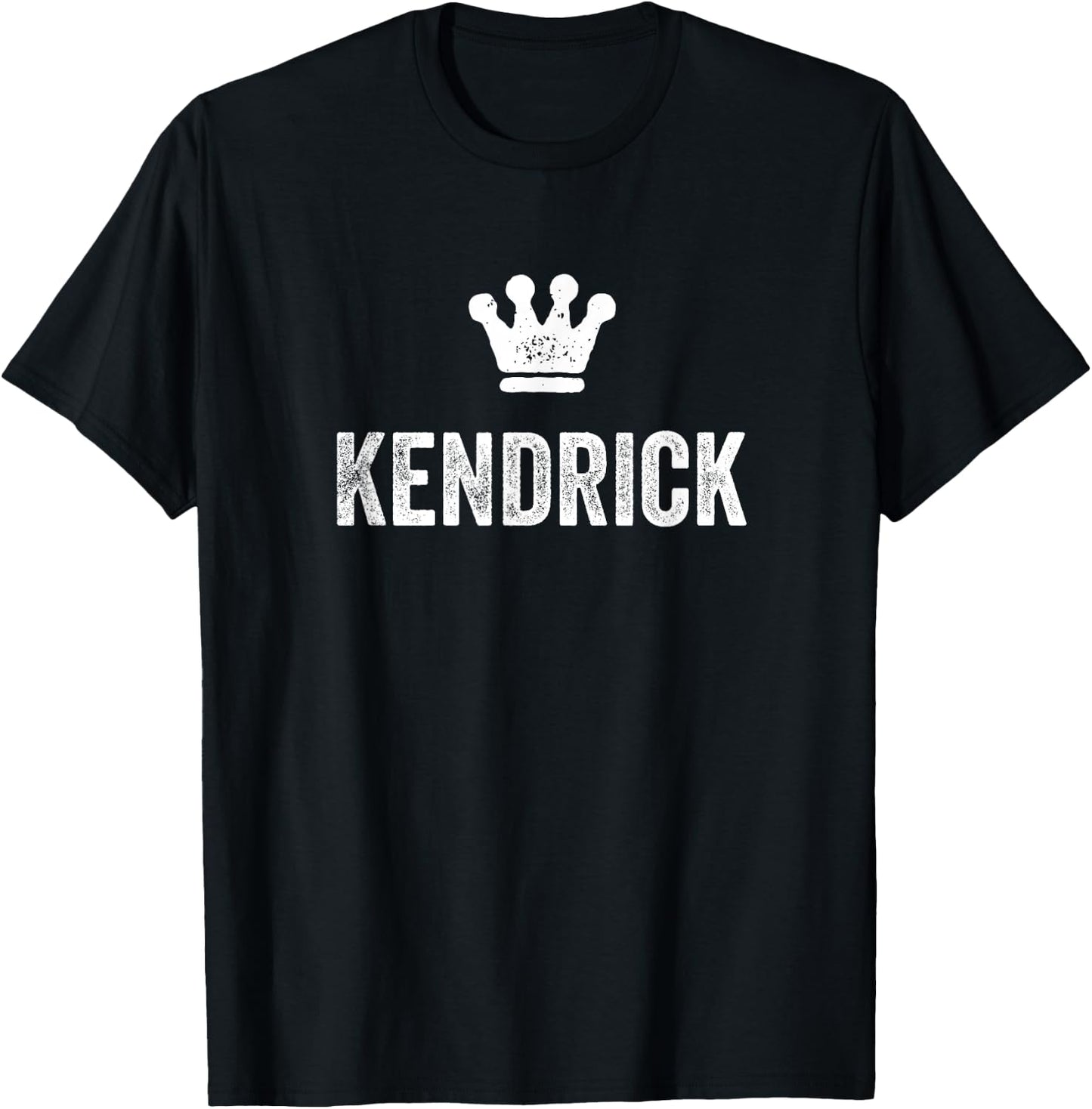 Kendrick The King/Crown & Name Called Kendrick T-Shirt - T-Shirt | Black