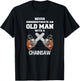 Never Underestimate an Old Man Chainsaw Carpenter Lumberjack T-Shirt - T-Shirt | Black