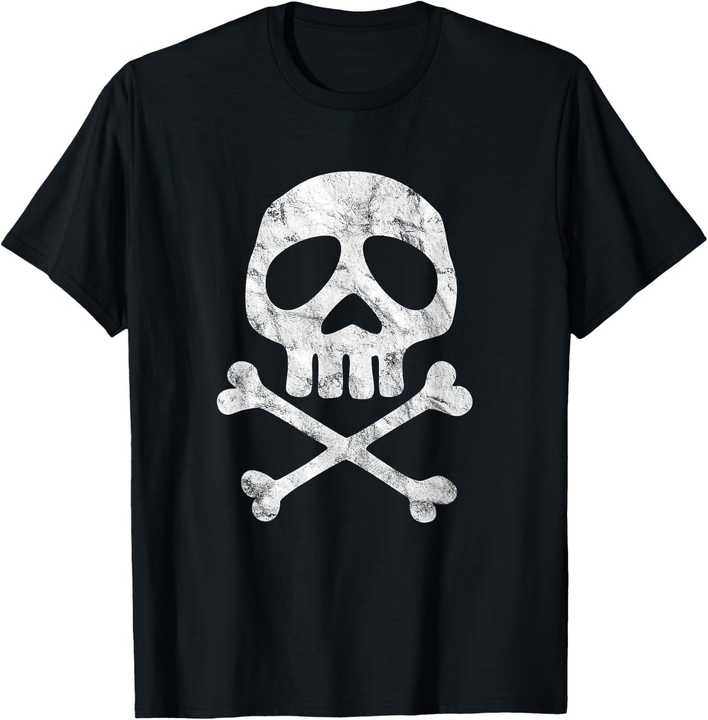 Skull, Space Pirate, Captain Party Halloween Day of the Dead T-Shirt - T-Shirt | Black