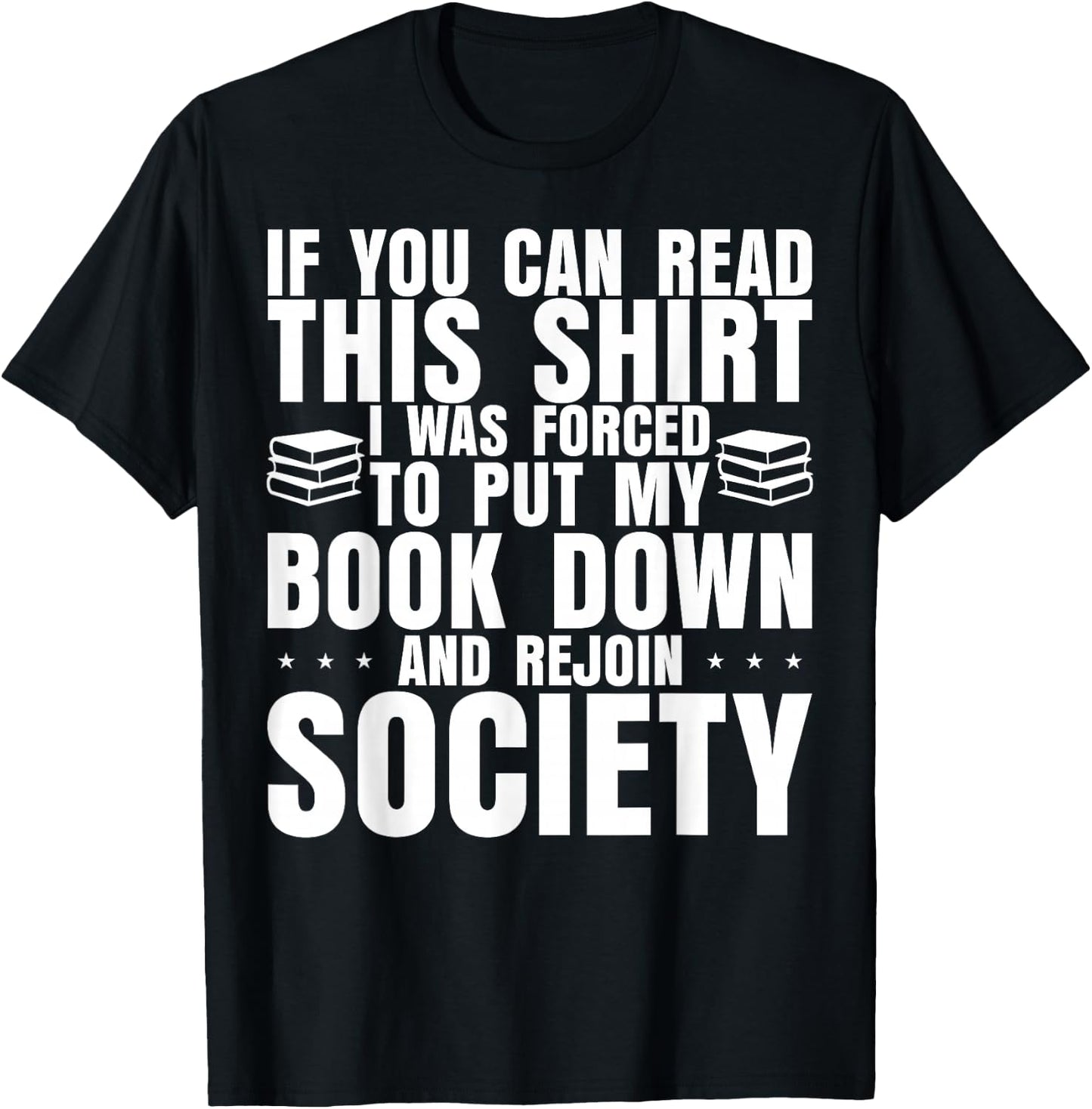 If You Can Read This Bookworm Reader Reading Lover T-Shirt - T-Shirt | Black