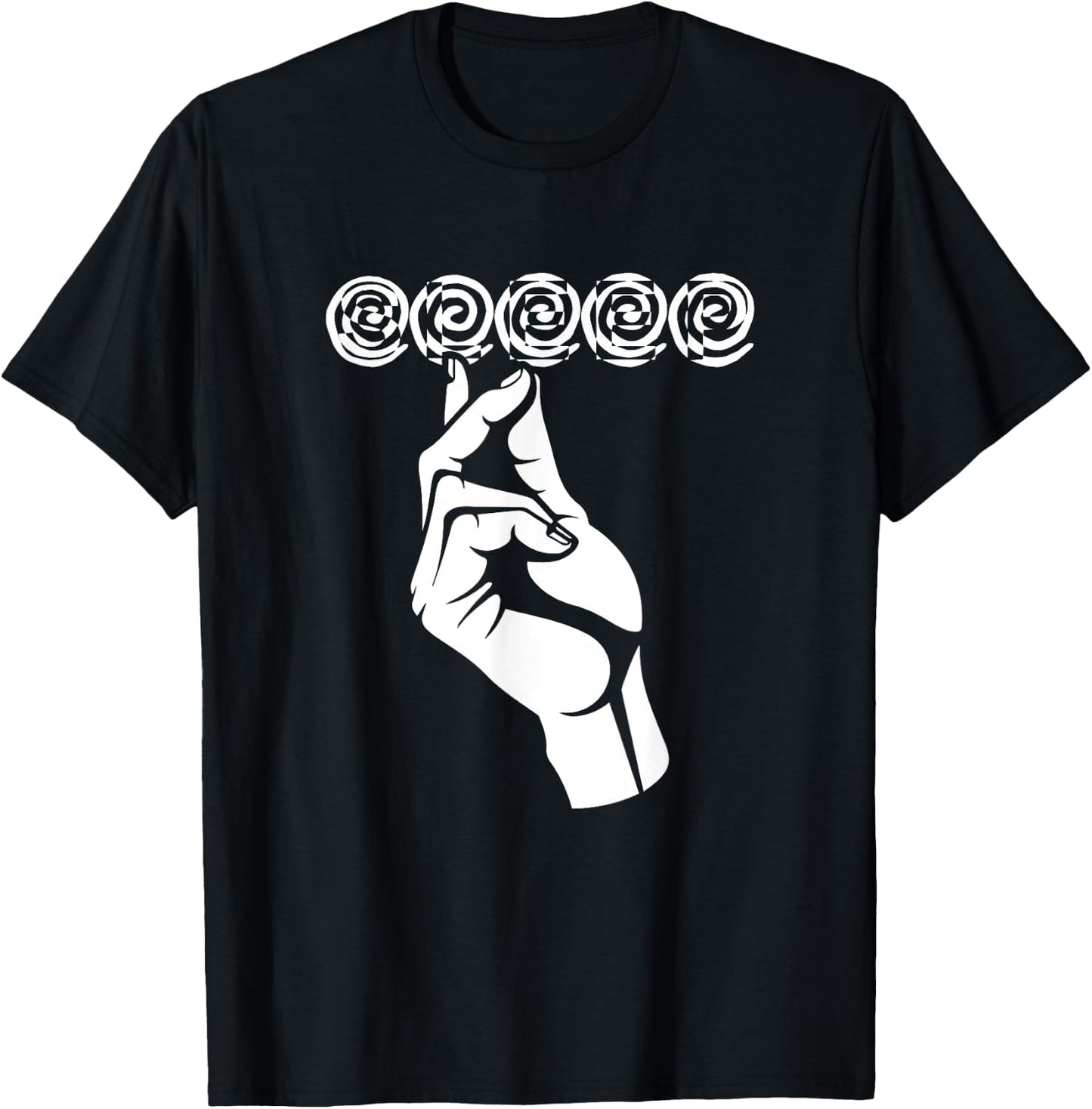 Sleep Mind Psychic Optical Illusion Hypnotist Hypnosis T-Shirt - T-Shirt | Black