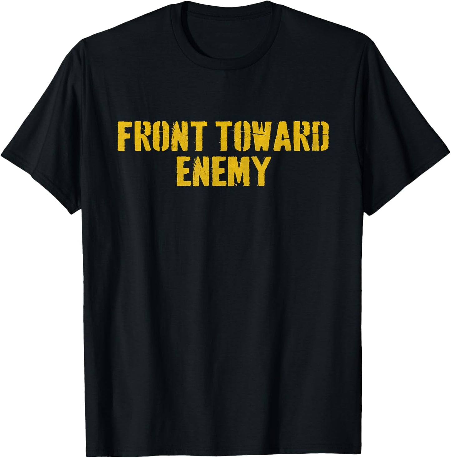 Front Toward Enemy America USA Military Flag Claymore Mine T-Shirt - T-Shirt | Black