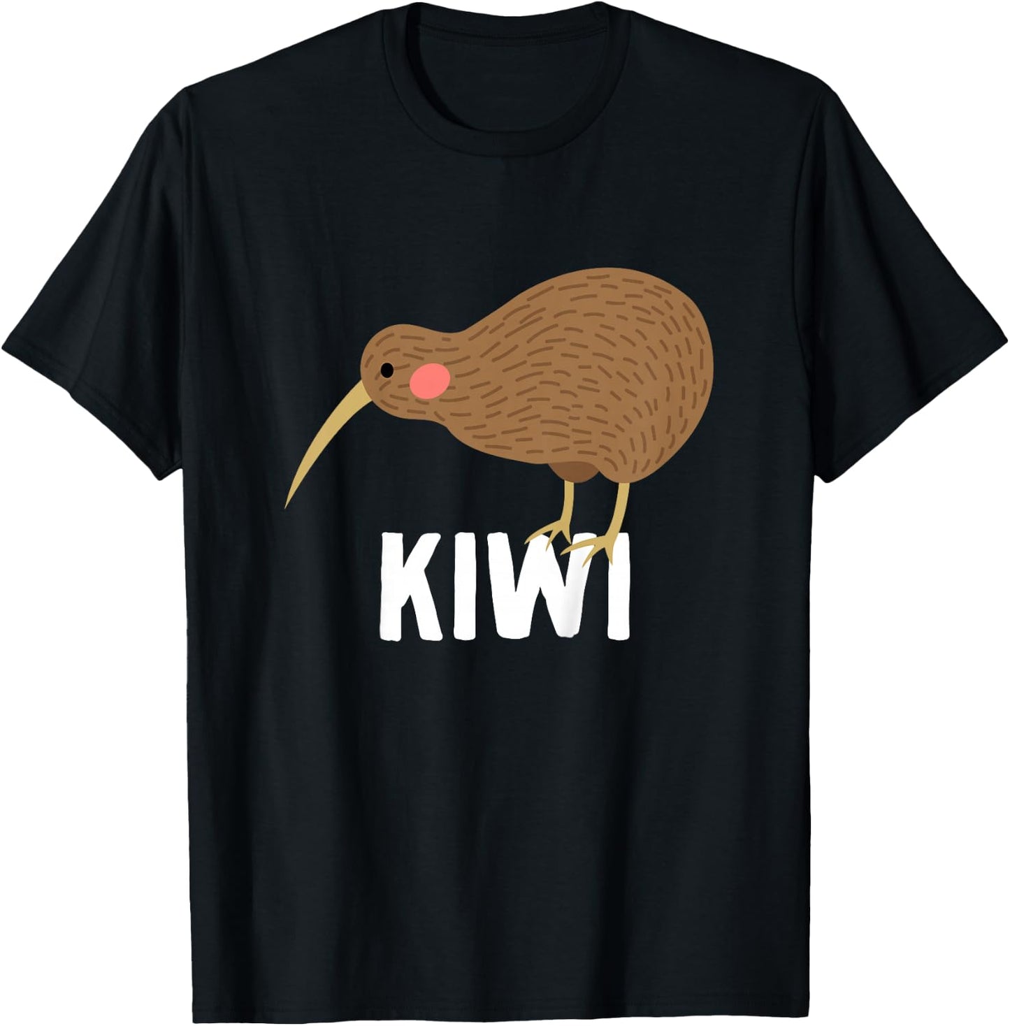 Kiwi Bird Shirt For Boys Or Girls | Cute Kiwi Gift T-Shirt - T-Shirt | Black