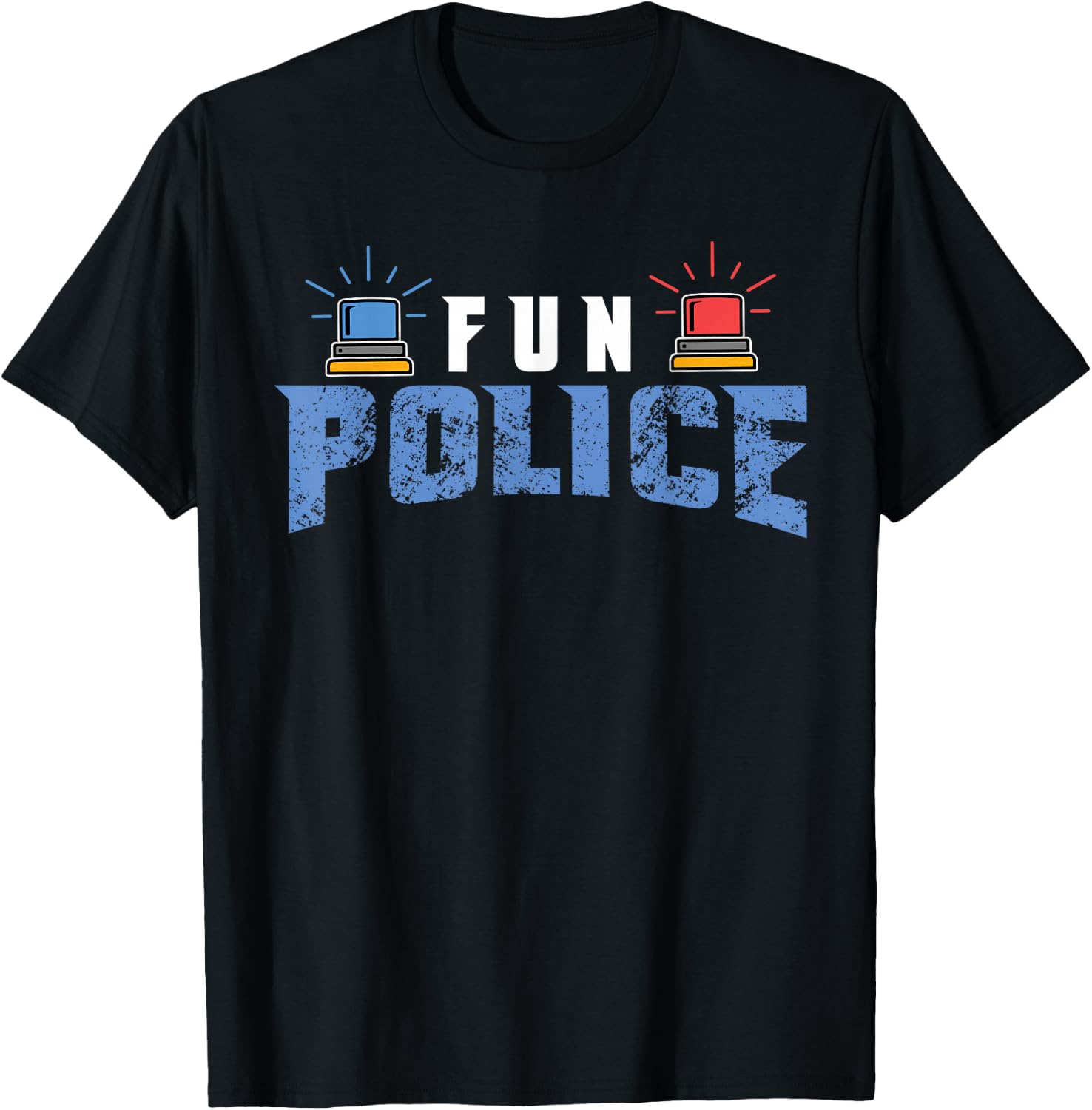 Dance Chaperone Fun Police For Dancing Sheriff State Cop T-Shirt - T-Shirt | Black