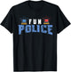 Dance Chaperone Fun Police For Dancing Sheriff State Cop T-Shirt - T-Shirt | Black