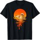 Vintage Retro Style Gibbon T-Shirt - T-Shirt | Black
