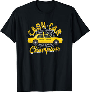 Cash cab champion - Driving Transport Service Taxi and Cab T-Shirt - T-Shirt | Black