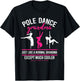 Pole Dance Grandma Dancer Mother's Day Pole Fitness Women T-Shirt - T-Shirt | Black