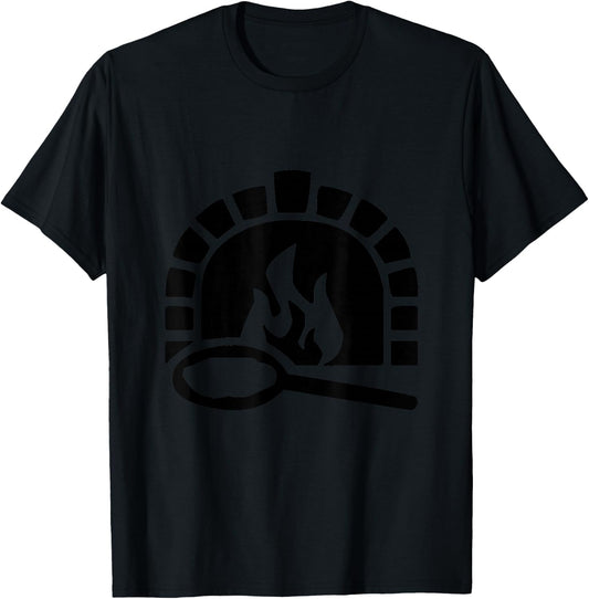 Brick Pizza Oven T-Shirt - T-Shirt | Black