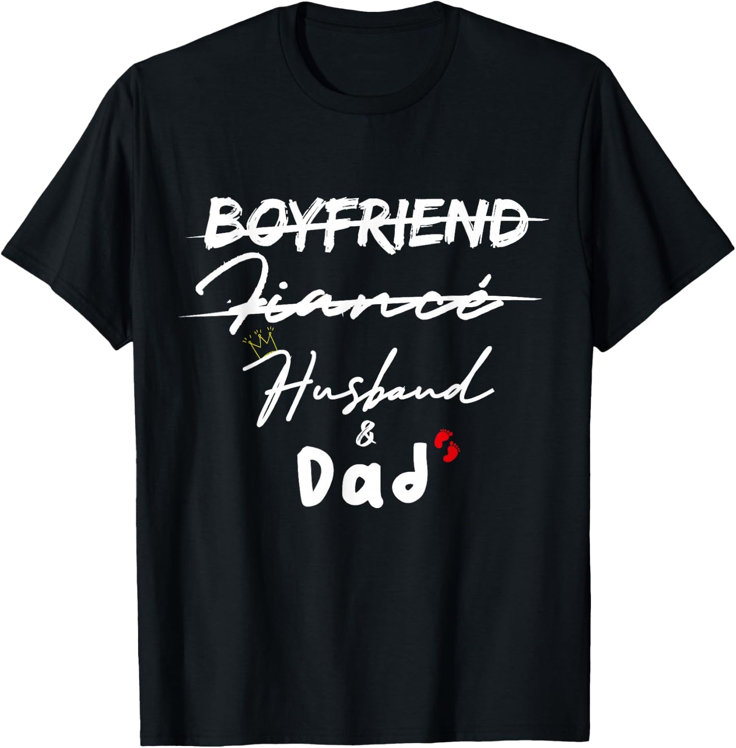 Boyfriend Fiance Husband Dad gifts T-Shirt - T-Shirt | Black