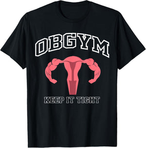 OBGYM CUT-OFF - Workout Gym T-Shirt - T-Shirt | Black
