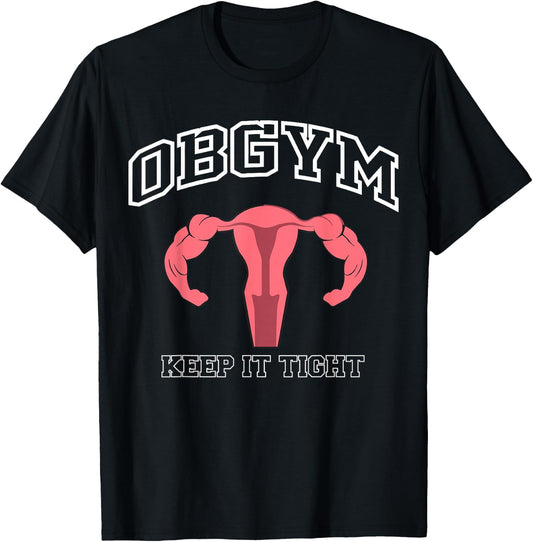 OBGYM CUT-OFF - Workout Gym T-Shirt - T-Shirt | Black
