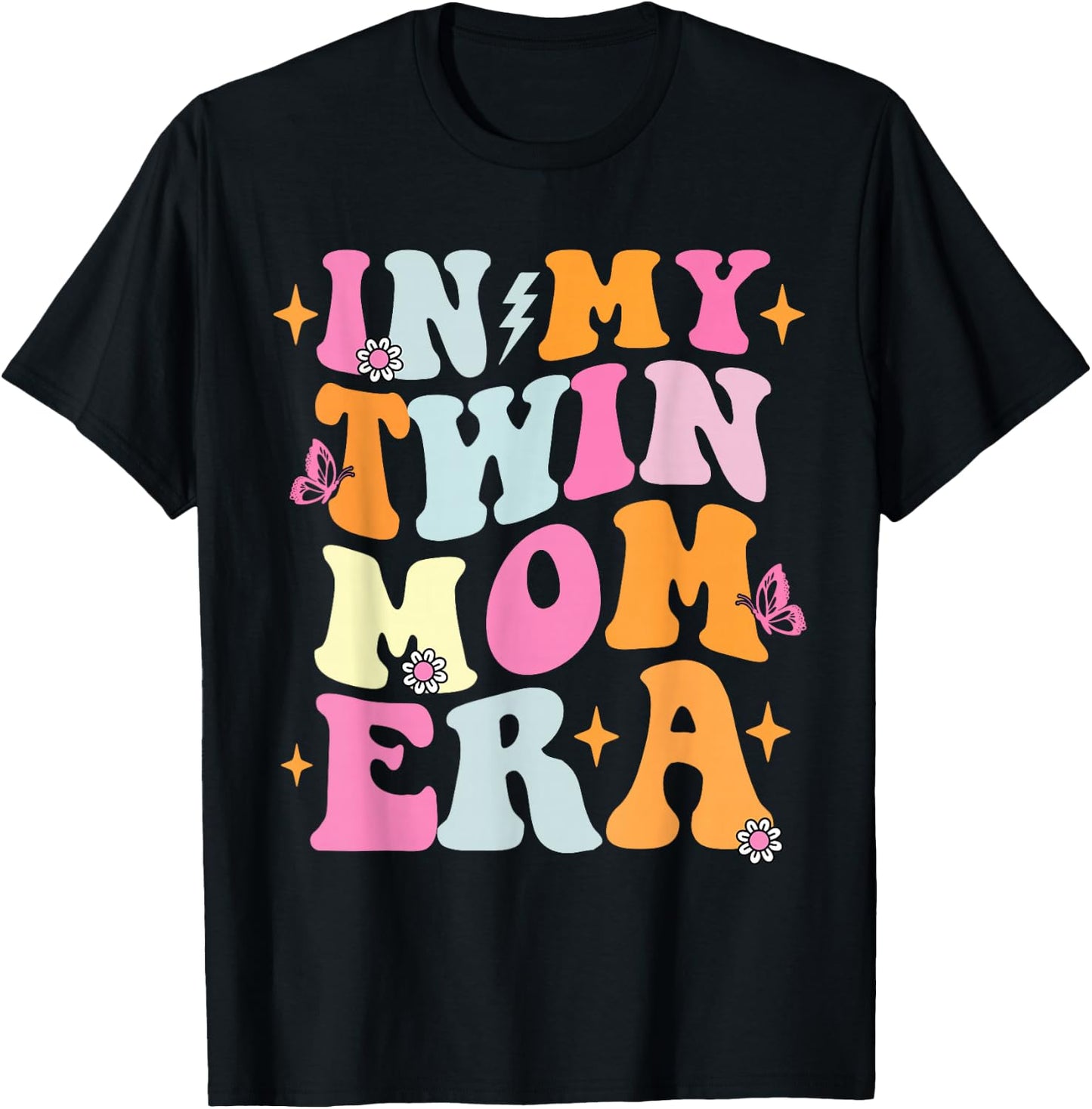 In My Twin Mom Era T-Shirt - T-Shirt | Black
