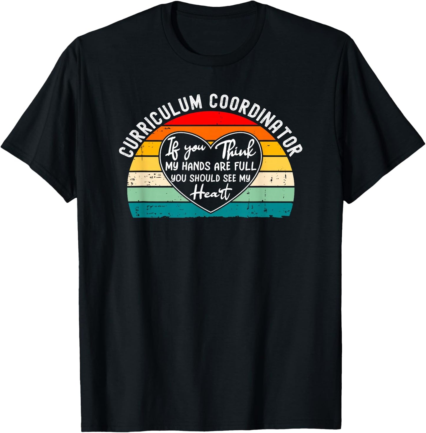 Curriculum Coordinator Appreciation Academic Thank You T-Shirt - T-Shirt | Black