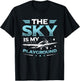 The Sky Is My Playground RC Pilot Model Airplane Pilot T-Shirt - T-Shirt | Black