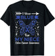 I Wear Blue For My Niece Colon Cancer Awareness Ribbons T-Shirt - T-Shirt | Black