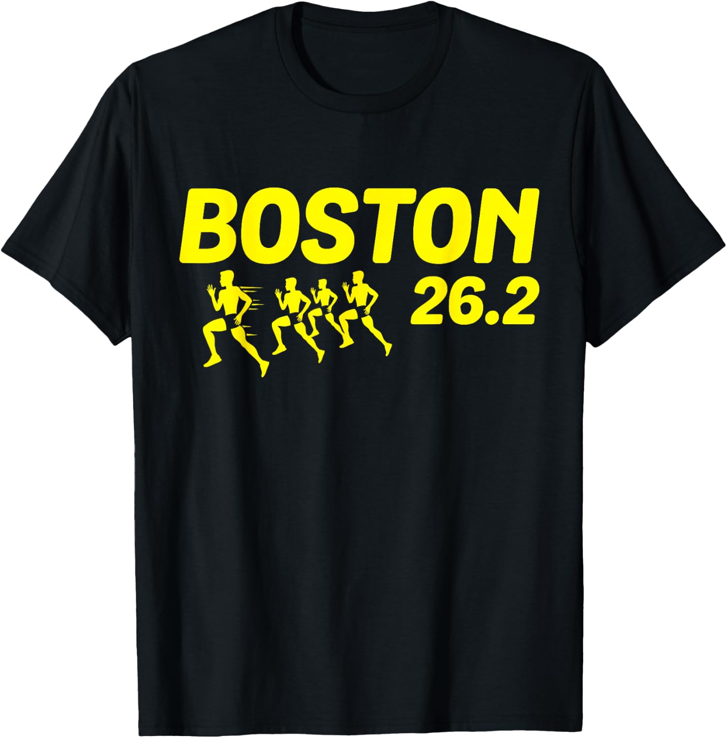 Boston 26.2 Miles 2021 Running Marathon Friend Support Gifts Small T-Shirt - T-Shirt | Black