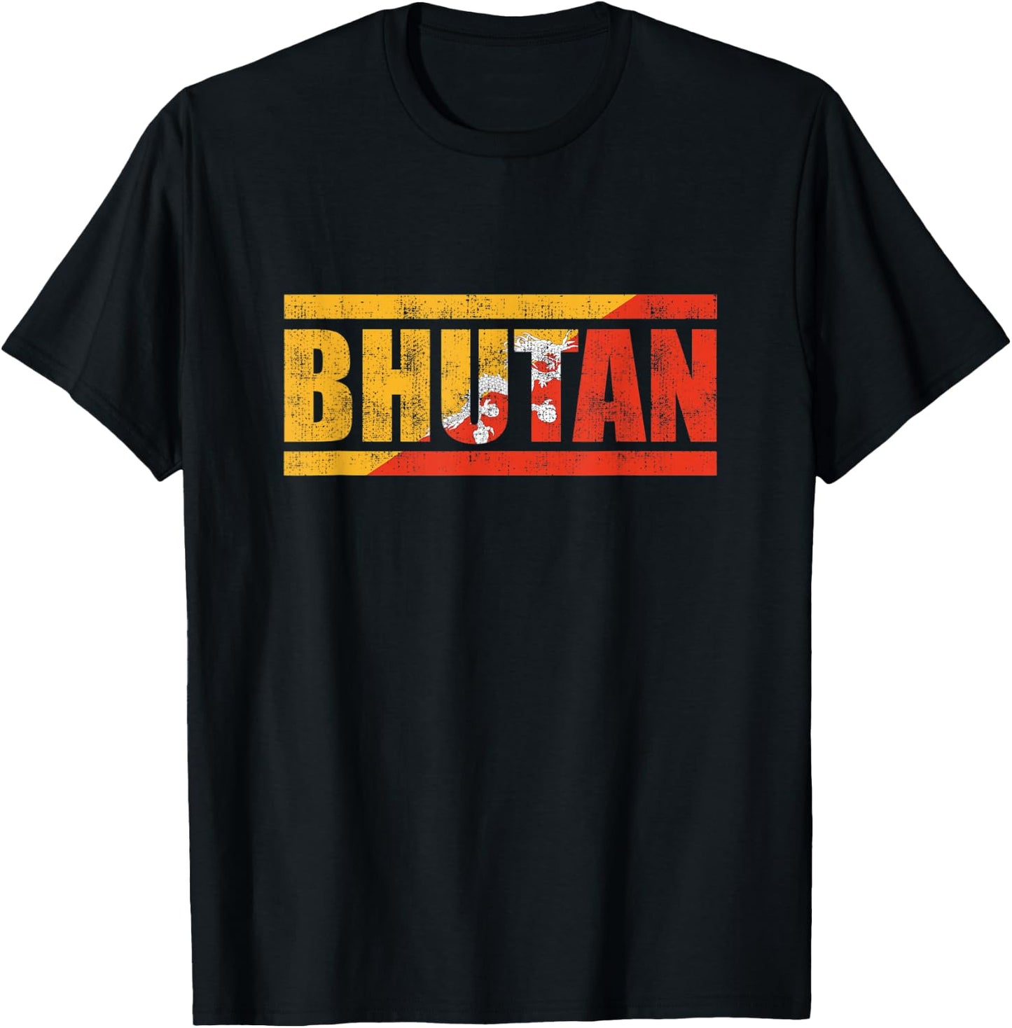 Bhutan T-Shirt - T-Shirt | Black