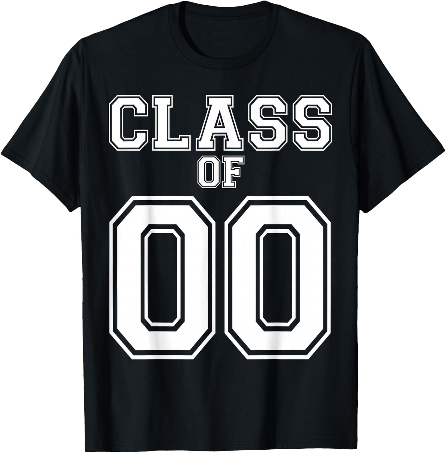 Class Of 2000 Custom Graduation Senior Personalized Grads T-Shirt - T-Shirt | Black