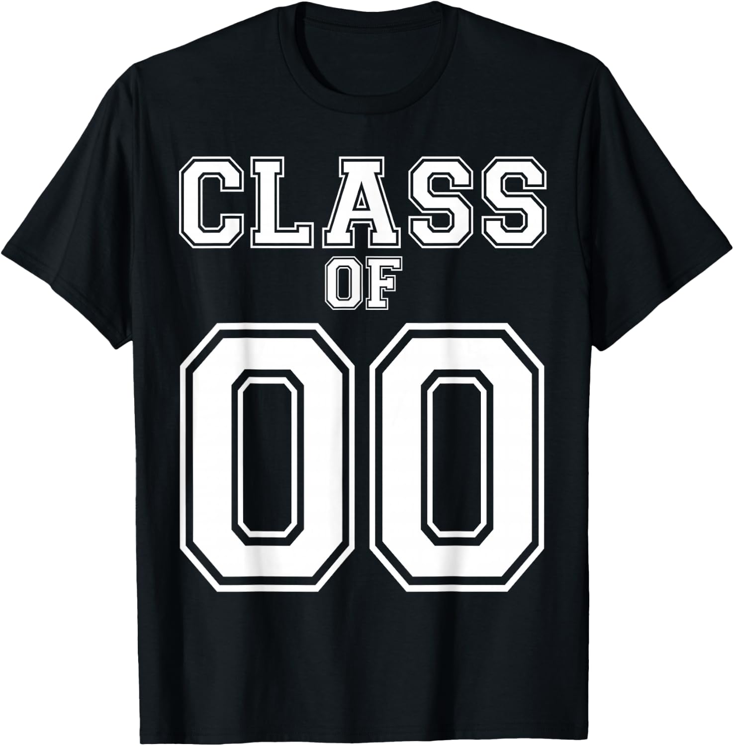 Class Of 2000 Custom Graduation Senior Personalized Grads T-Shirt - T-Shirt | Black