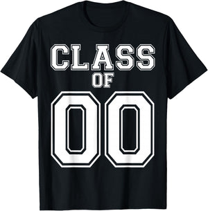 Class Of 2000 Custom Graduation Senior Personalized Grads T-Shirt - T-Shirt | Black