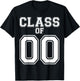 Class Of 2000 Custom Graduation Senior Personalized Grads T-Shirt - T-Shirt | Black