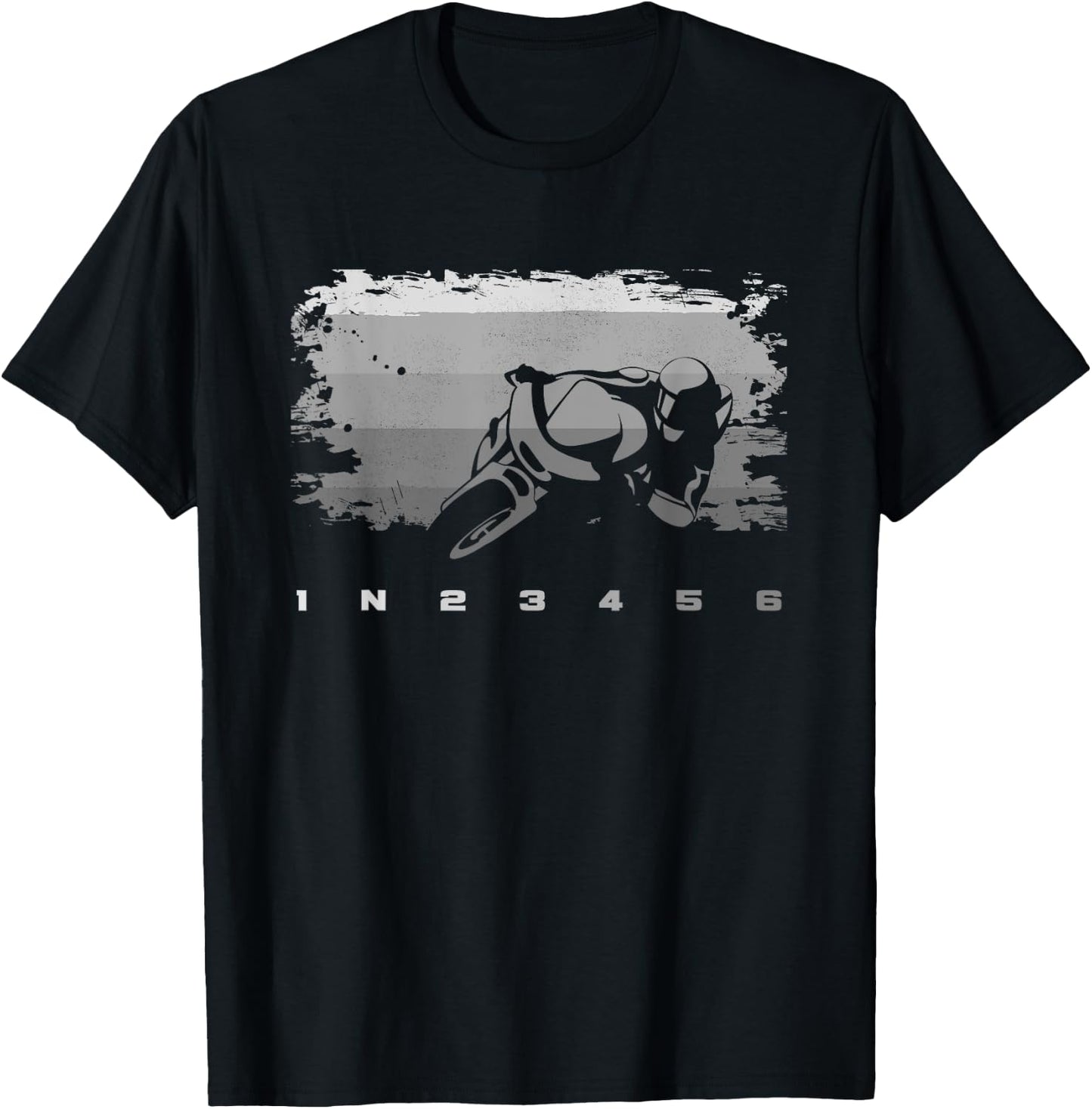 Motorcycle Clothing for Bikers -Adults Black Motorcycle Small Classic Fit Cotton 60% Polyester 40% Short Sleeve T-Shirt - T-Shirt | Black