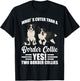 Two Border Collies T-Shirt - T-Shirt | Black