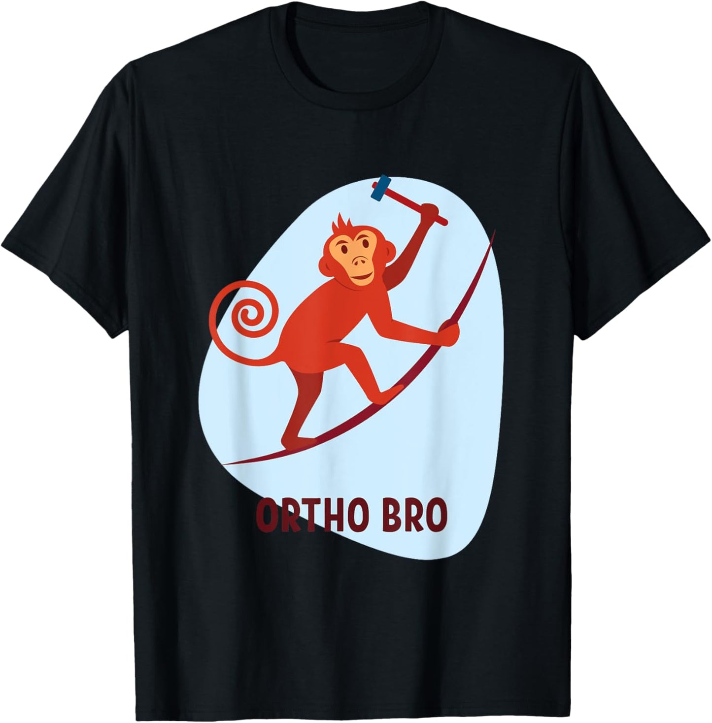 Orthopedic Surgeon Ortho Bro Orthopedics Medicine Student T-Shirt - T-Shirt | Black