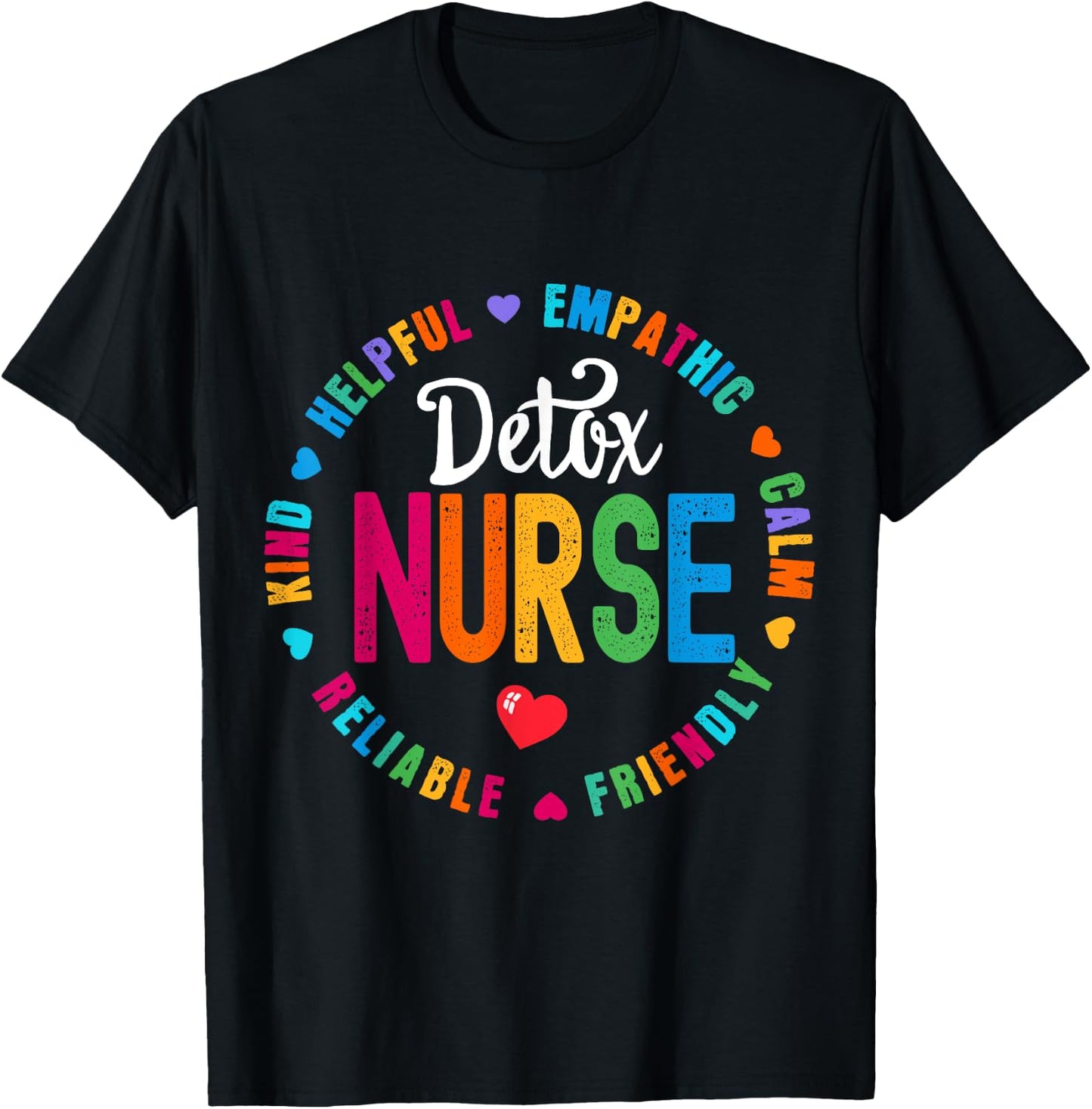 Detox Nurse Squad Appreciation Week Thank you T-Shirt - T-Shirt | Black