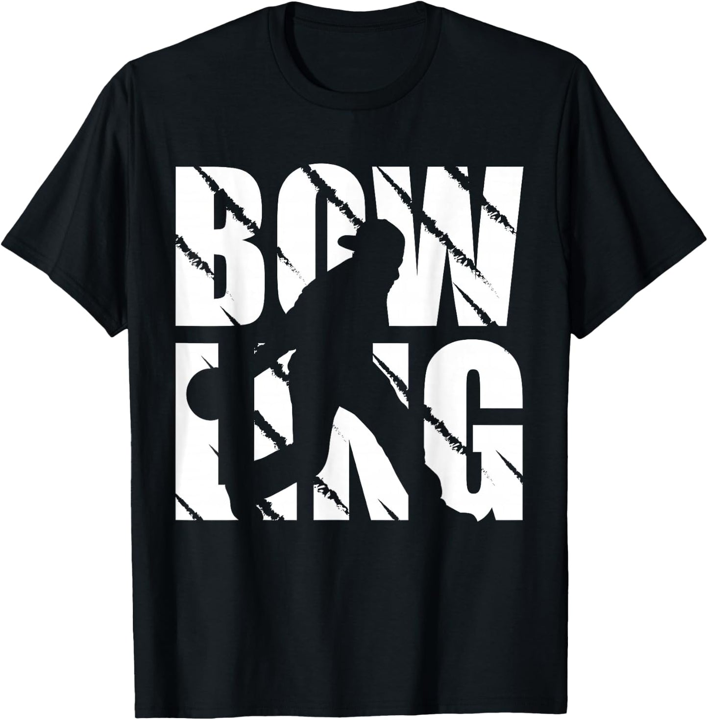 Funny Bowling Design Bowling Player and Bowling T-Shirt - T-Shirt | Black