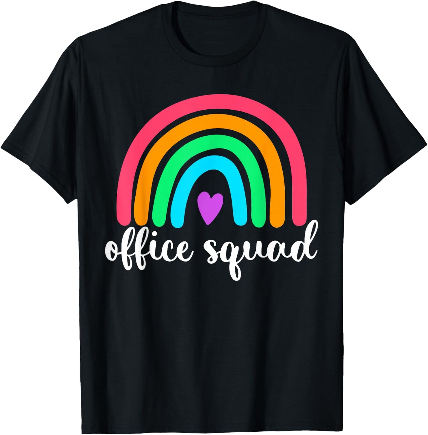 Office Squad Administrative Gifts Assistant School Secretary T-Shirt - T-Shirt | Black