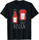 User Experience Graphic Designer UX UI Design T-Shirt - T-Shirt | Black