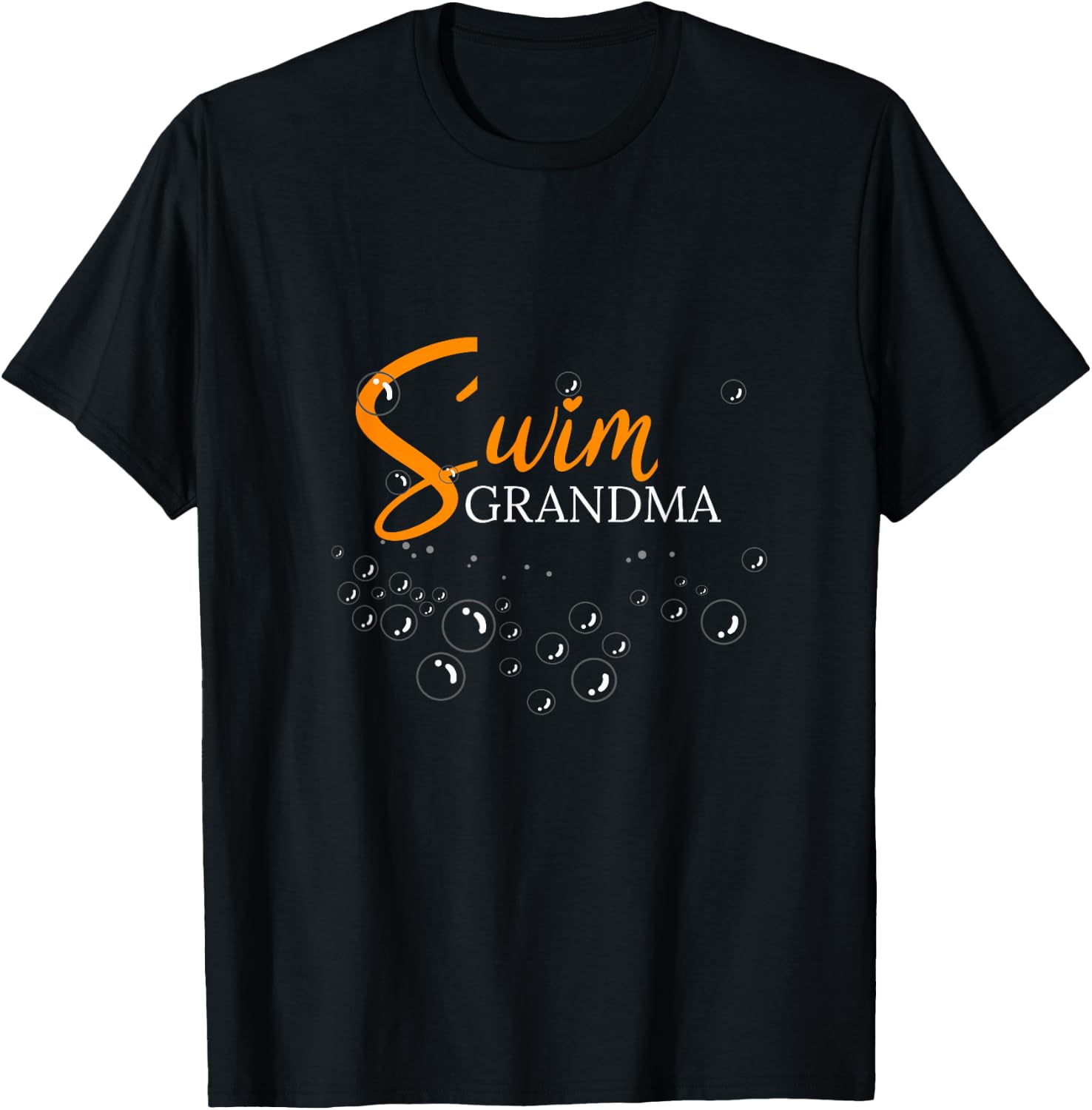 Swim Swimmer Love Funny Swimming Shirt Sport Grandma Gift T-Shirt - T-Shirt | Black