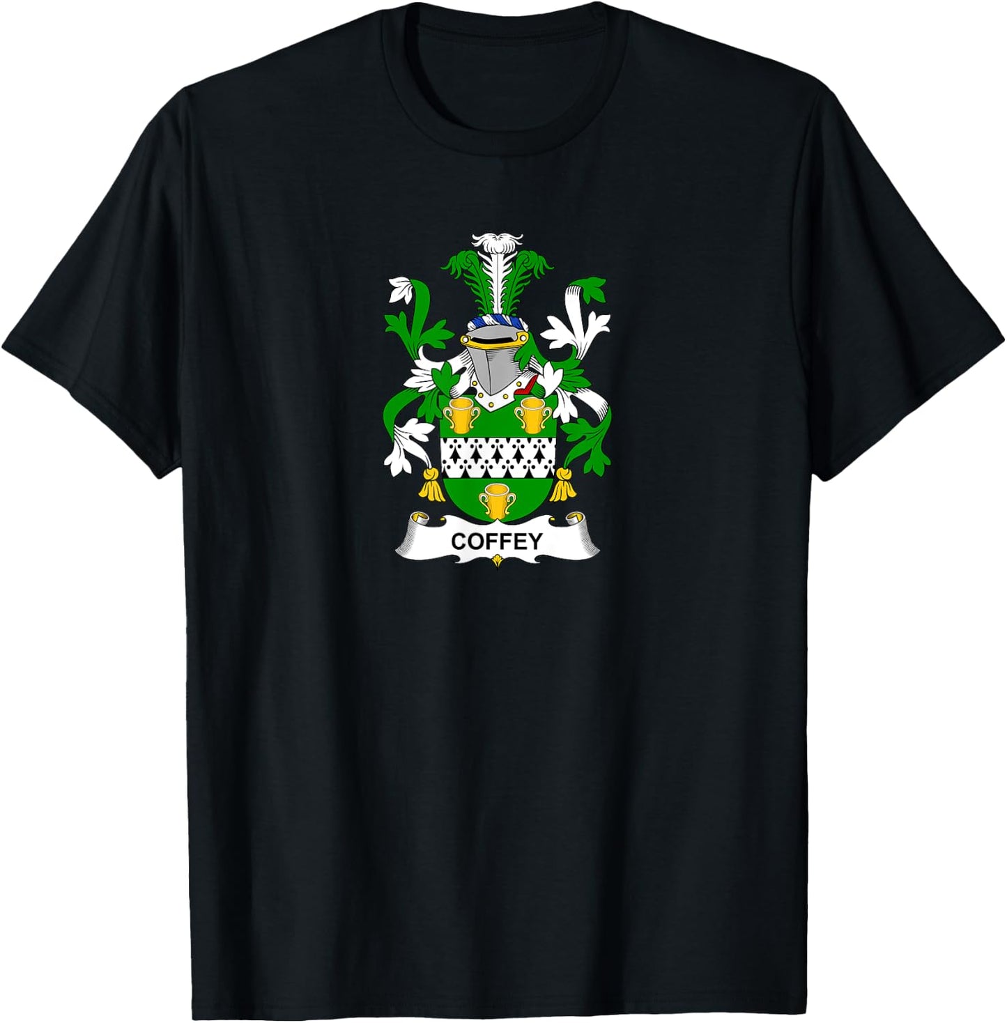Coffey Coat of Arms - Family Crest Shirt T-Shirt - T-Shirt | Black