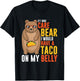 If I was care bear I would have a taco on my belly T-Shirt - T-Shirt | Black
